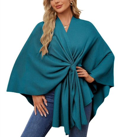 The LuxeFlow™ Cape Shawl