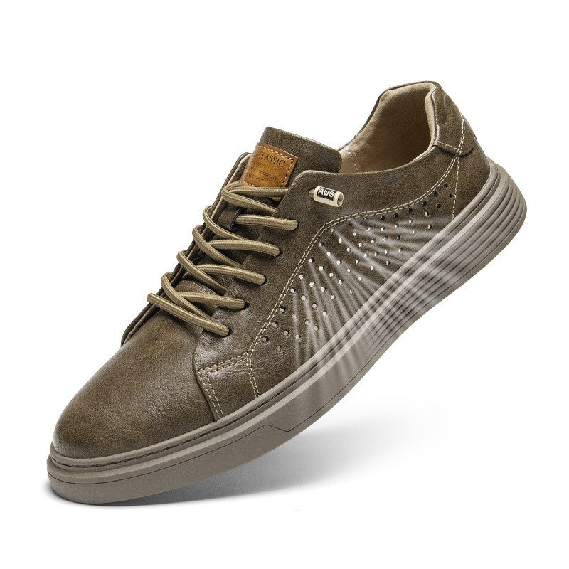 OXFORDS LEATHER TRAINERS