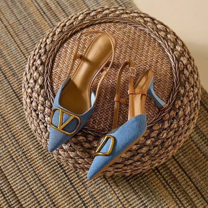Valentina Slingback Stiletto Heel
