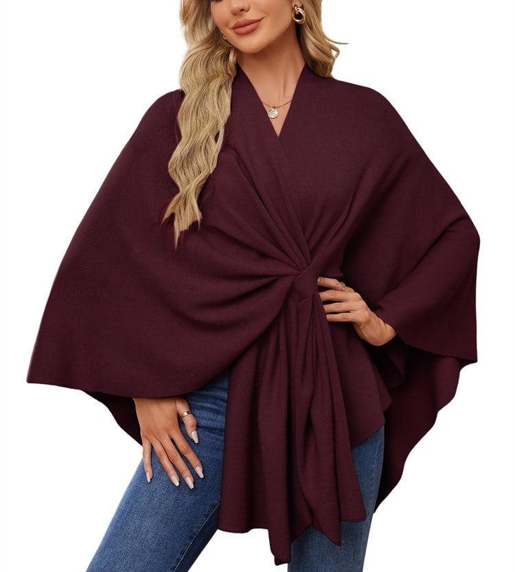 The LuxeFlow™ Cape Shawl
