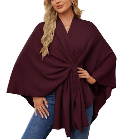The LuxeFlow™ Cape Shawl