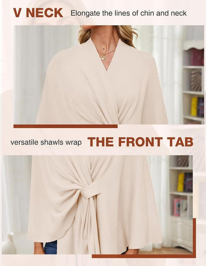 The LuxeFlow™ Cape Shawl