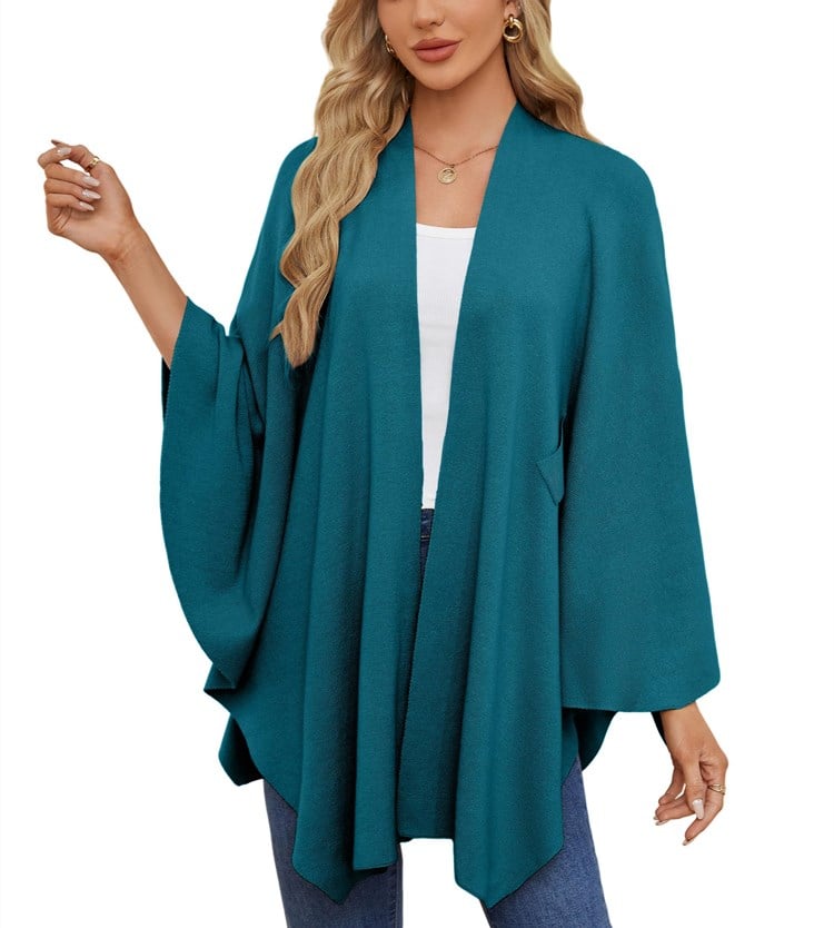 The LuxeFlow™ Cape Shawl
