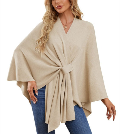The LuxeFlow™ Cape Shawl
