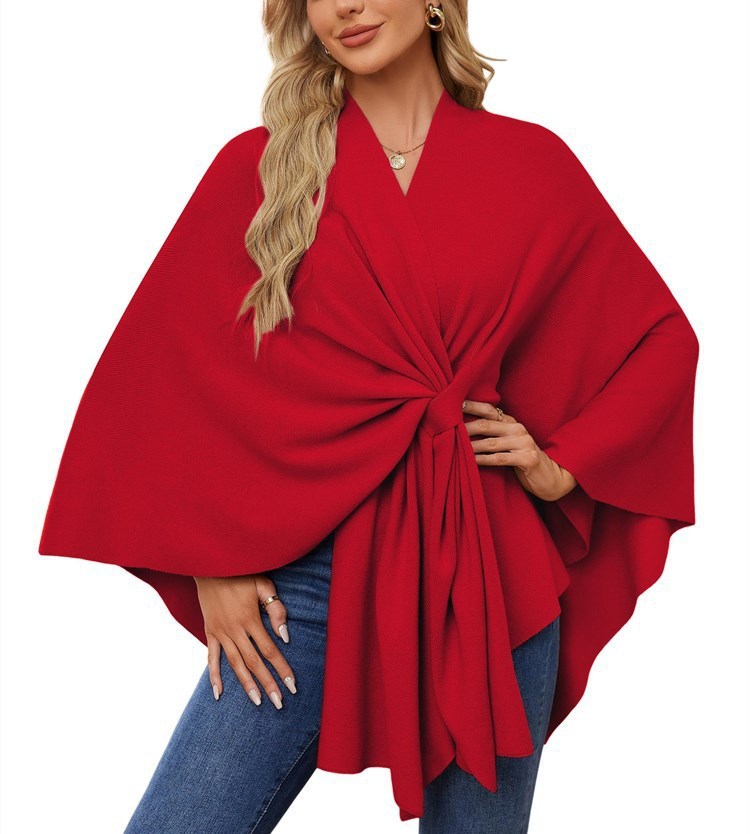 The LuxeFlow™ Cape Shawl