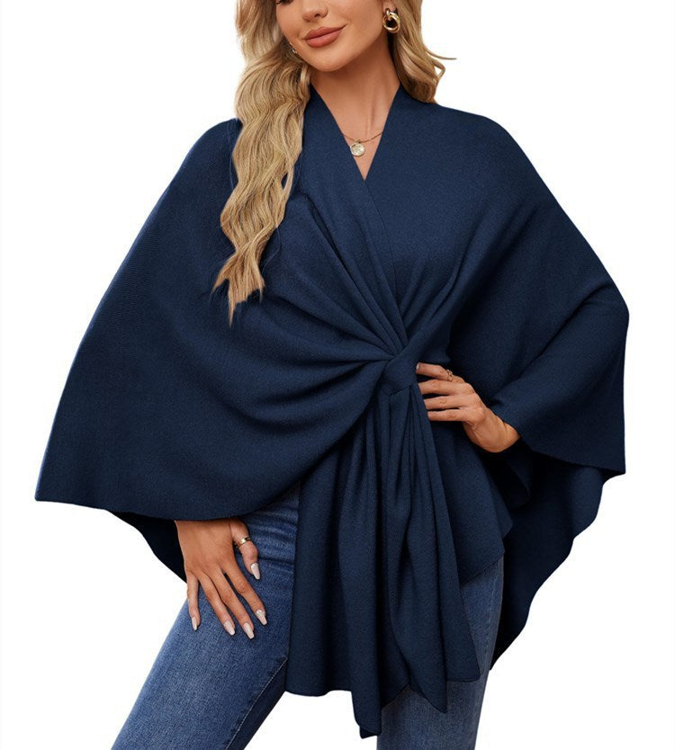 The LuxeFlow™ Cape Shawl