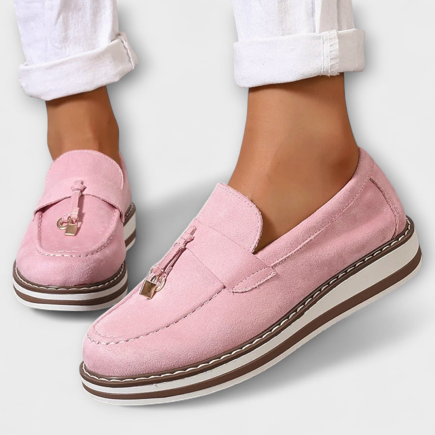 Clarissa – Casual loafers with a round toe