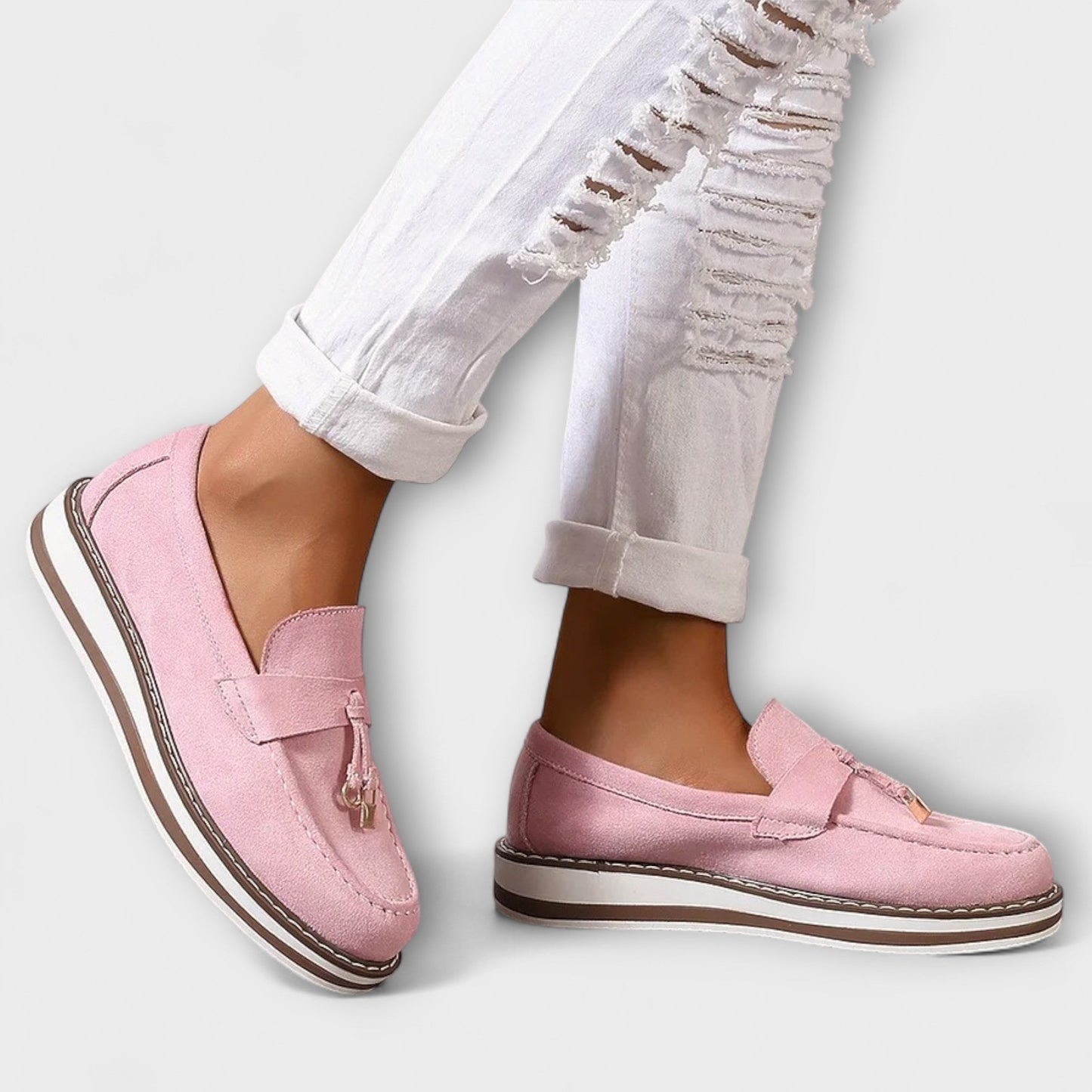 Clarissa – Casual loafers with a round toe