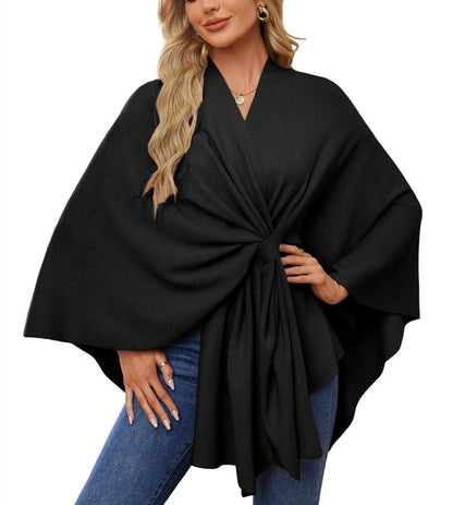 The LuxeFlow™ Cape Shawl