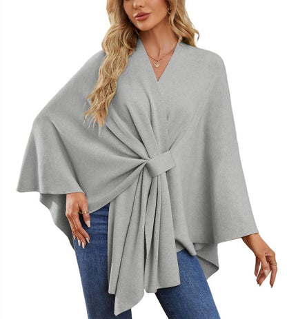 The LuxeFlow™ Cape Shawl